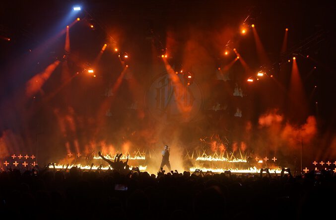 Parkway Drive live in der  Barclays Arena, Hamburg