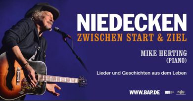 Wolfgang Niedecken mit neuem Soloprogramm „Zwischen Start & Ziel“ von Januar bis März in Deutschland unterwegs