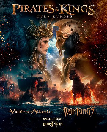 Warkings und Visions of Atlantis stechen zusammen in See und performen LIVE unter dem Banner von „Pirates & Kings“