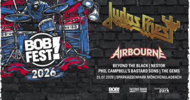 RADIO BOB! lädt zur dritten Ausgabe vom BOBfest! U.a. mit dabei sind Judas Priest und Airbourne